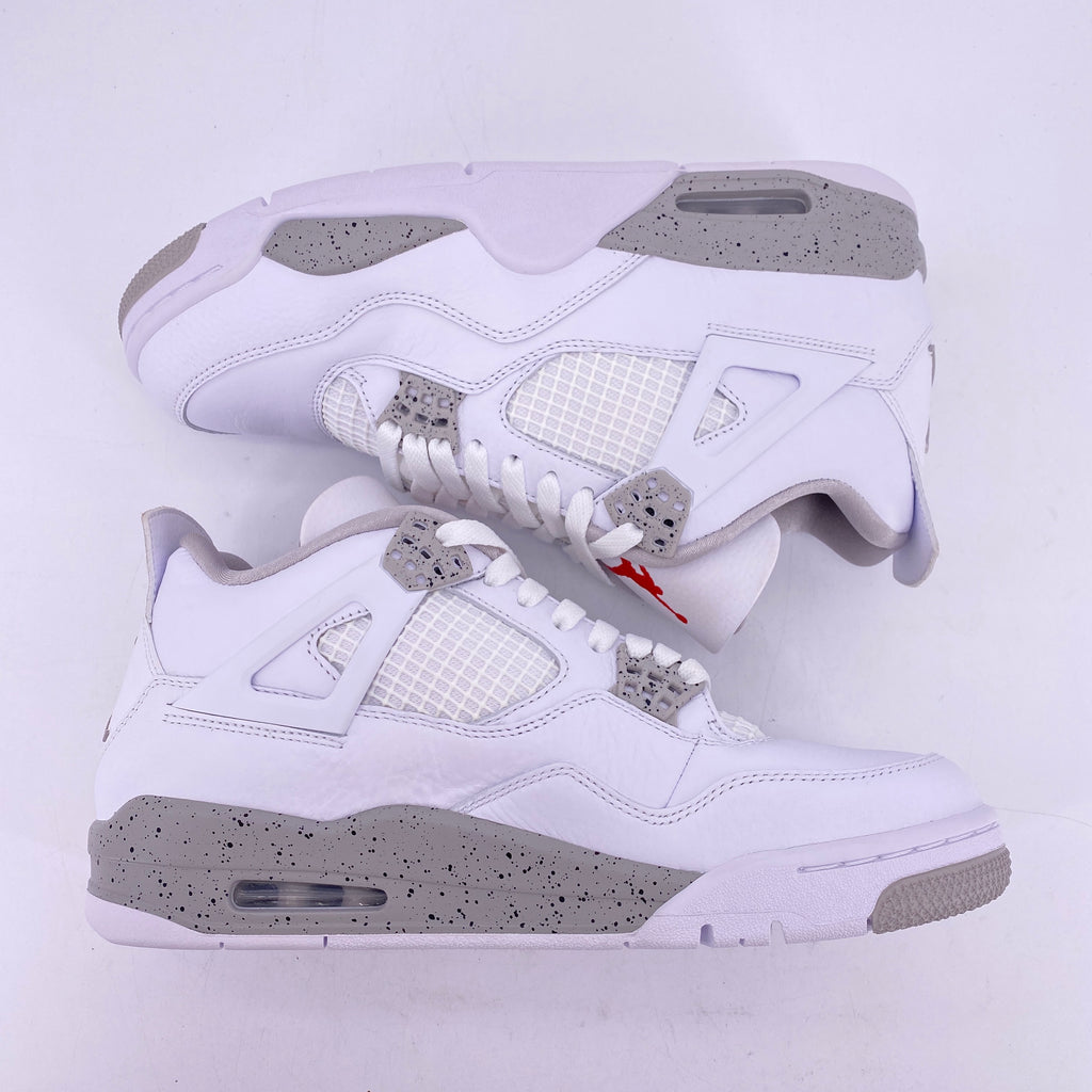 Air Jordan 4 Retro "White Oreo" 2021 New Size 9