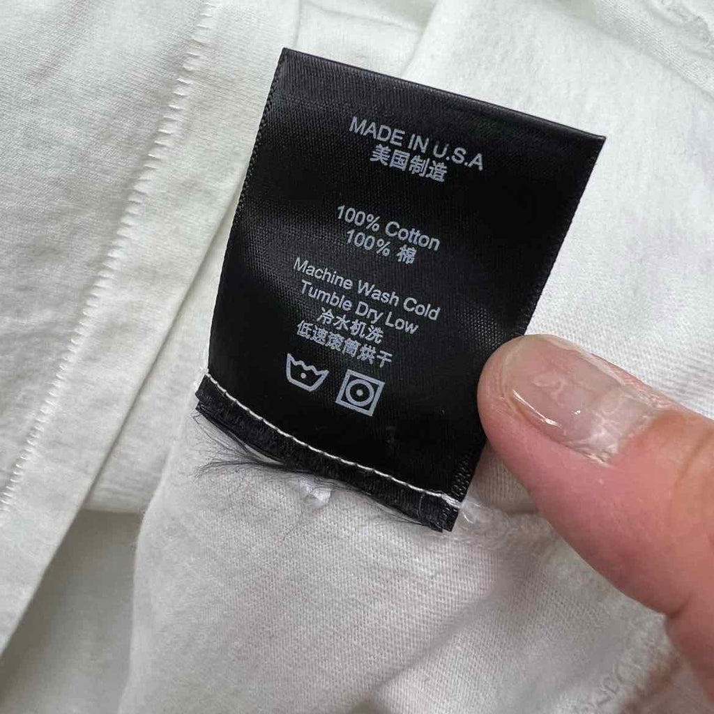 Rhude T-Shirt "SCRIPT" Blue Used Size XL
