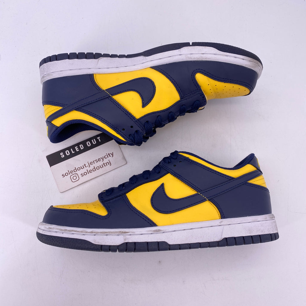 Nike (GS) Dunk Low "Michigan" 2021 Used Size 5.5Y