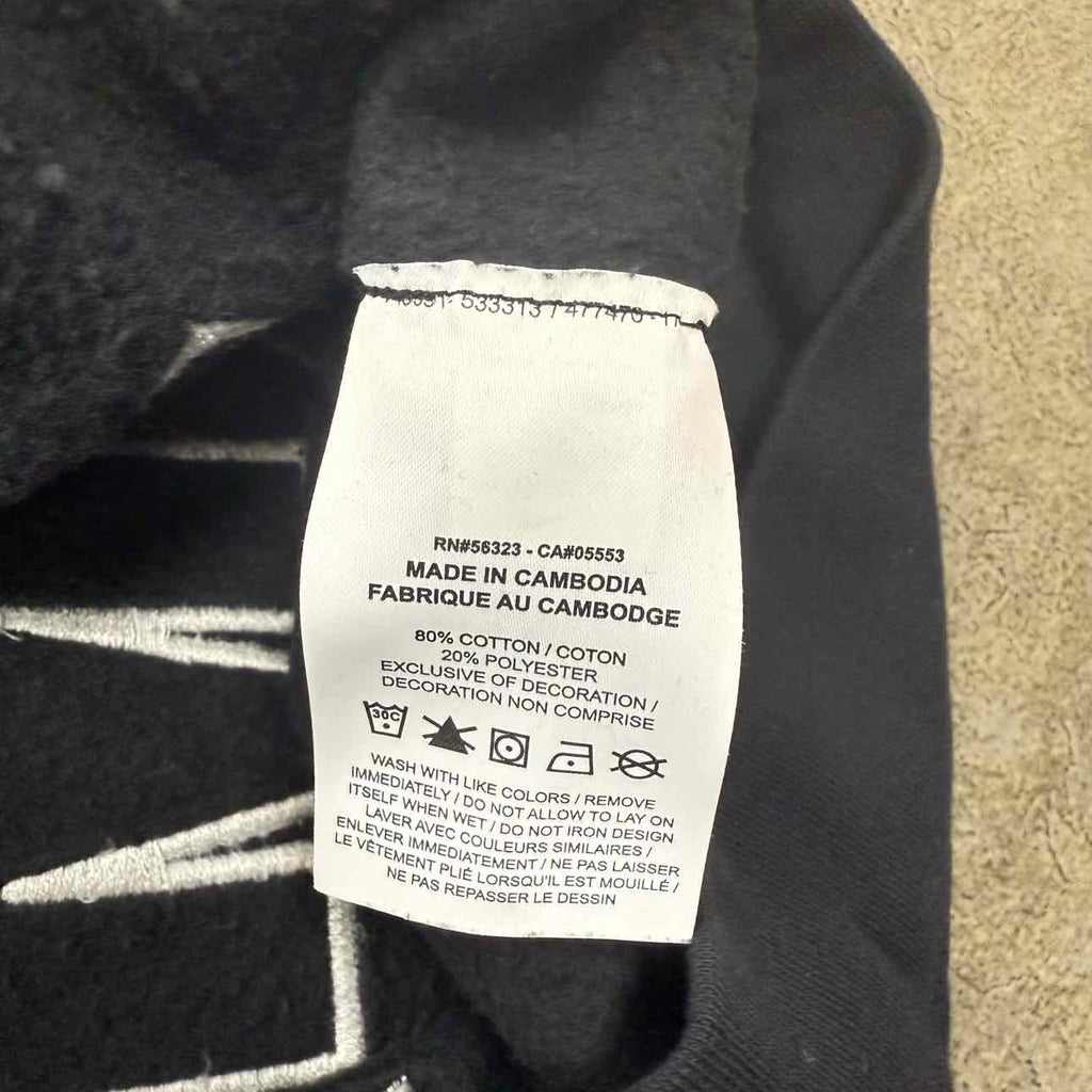 Supreme Crewneck Sweater "SUPREME NIKE ARC" Black New Size L
