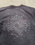 Chrome Hearts T-Shirt "TONAL CROSS" Black Used Size S