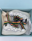 Lanvin Curb Sneaker "White Multi"  Used Size 41