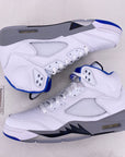 Air Jordan 5 Retro "White Stealth" 2021 New Size 10