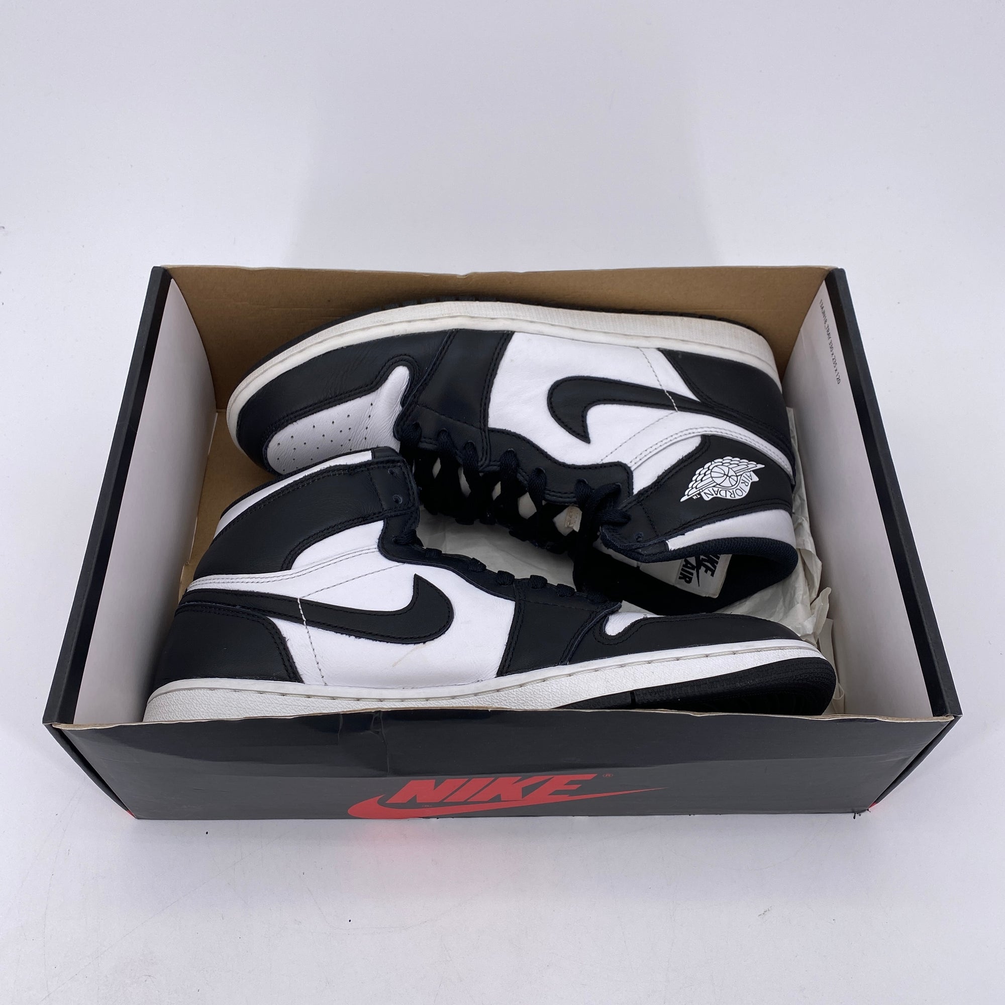 Air Jordan 1 Retro High OG &quot;Black White&quot; 2014 Used Size 10