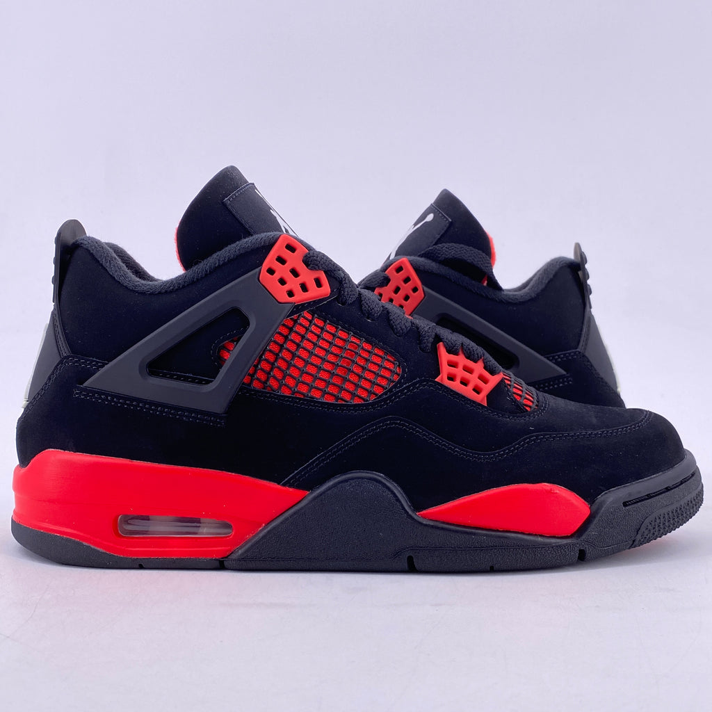 Air Jordan 4 Retro "Red Thunder" 2022 New Size 8.5