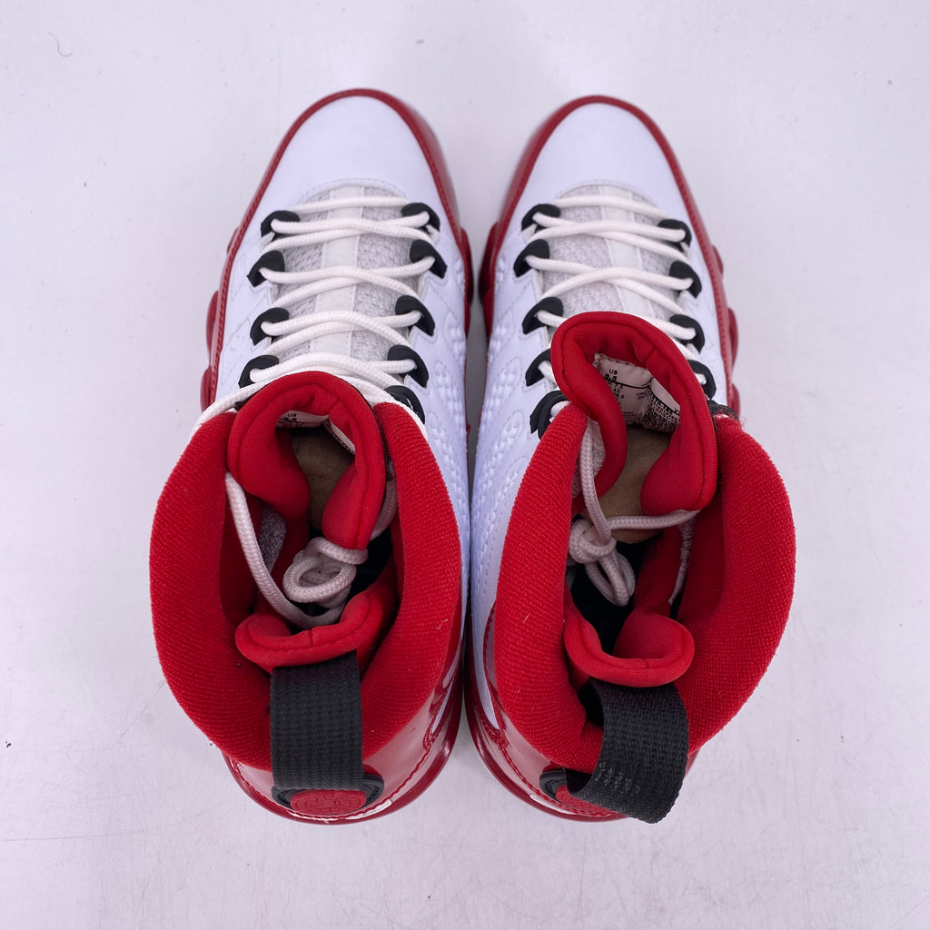 Air Jordan 9 Retro "White Gym Red" 2019 Used Size 8.5