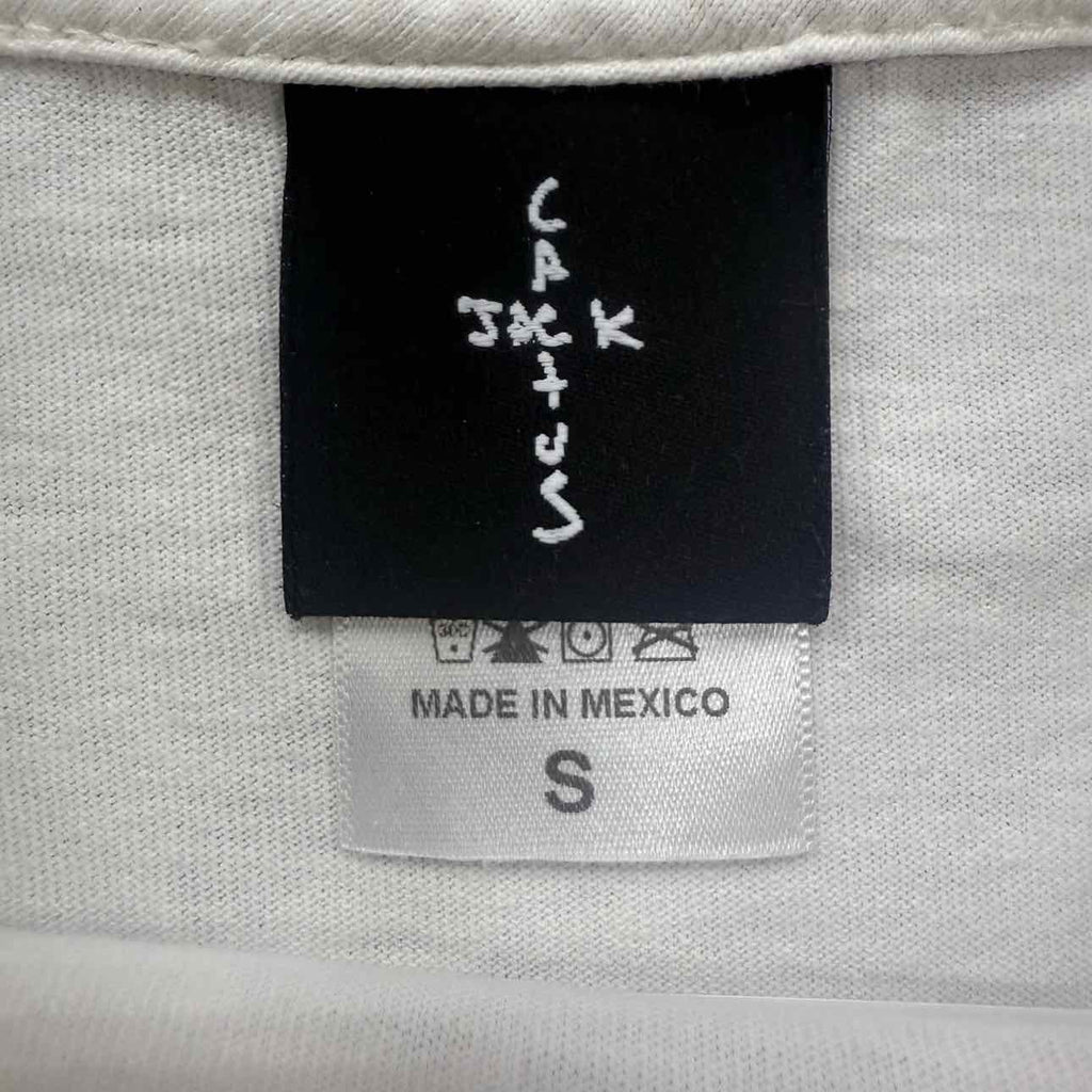Travis Scott T-Shirt "ARTIFACTS" White Used Size S