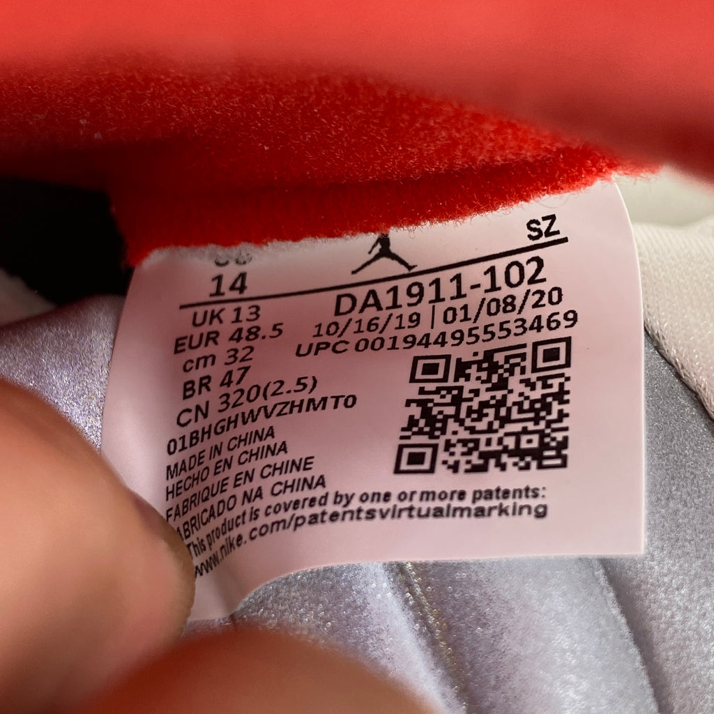 Air Jordan 5 Retro "Fire Red" 2020 New Size 14