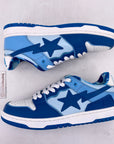 Bape Sk8 Sta "Abc Camo Blue" 2022 Used Size 8.5