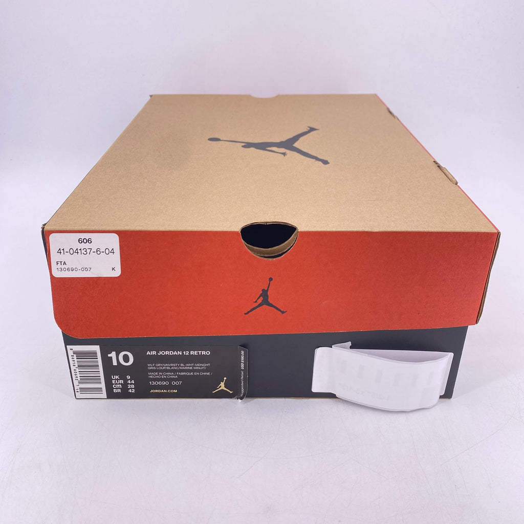 Air Jordan 12 Retro "Grey University Blue" 2016 New Size 10