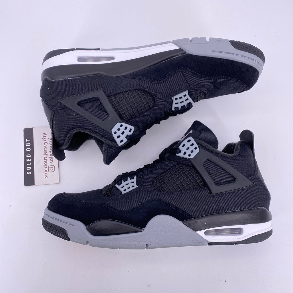 Air Jordan 4 Retro "Black Canvas" 2022 Used Size 11