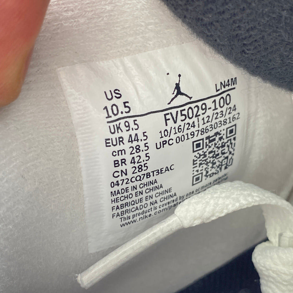 Air Jordan 4 Retro "White Cement" 2025 New Size 10.5