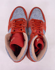 Air Jordan 1 Mid "Denim Red" 2021 Used Size 11