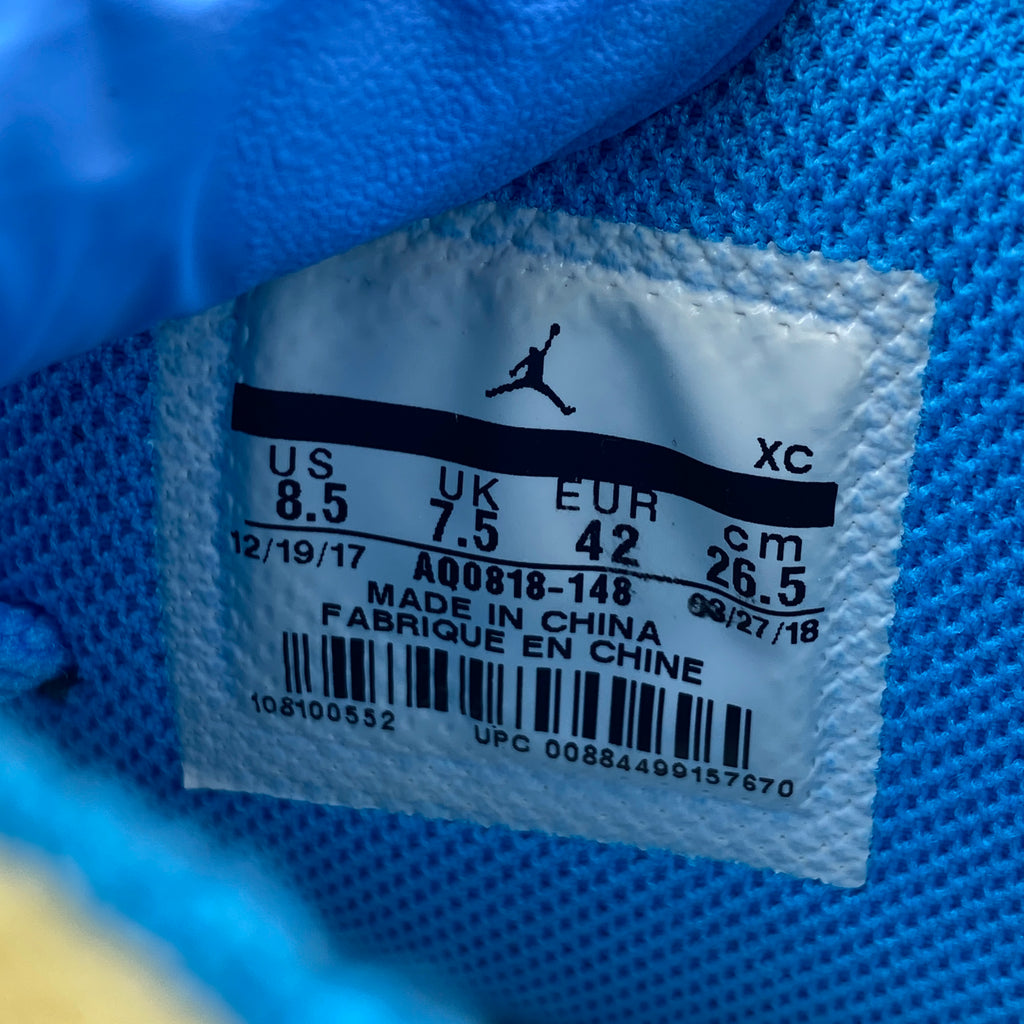 Air Jordan 1 Retro High OG "Off White Unc" 2018 Used Size 8.5