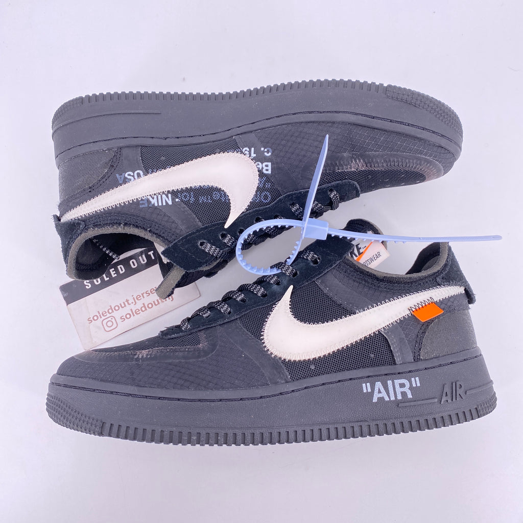 Nike Air Force 1 Low "Ow Black" 2018 Used Size 7