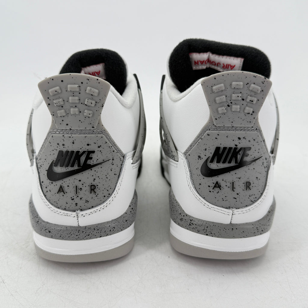 Air Jordan (GS) 4 Retro "White Cement" 2025 New Size 6.5Y