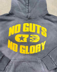 Hellstar Hoodie "NO GUTS NO GLORY" Black New Size L