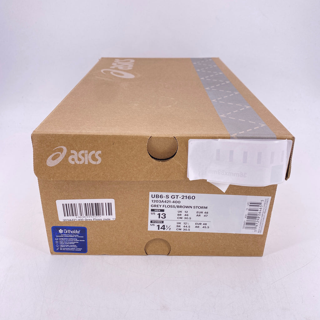 Asics UB6-S GT-2160 "Kiko Kostadinov Brown Storm" 2024 Used Size 13