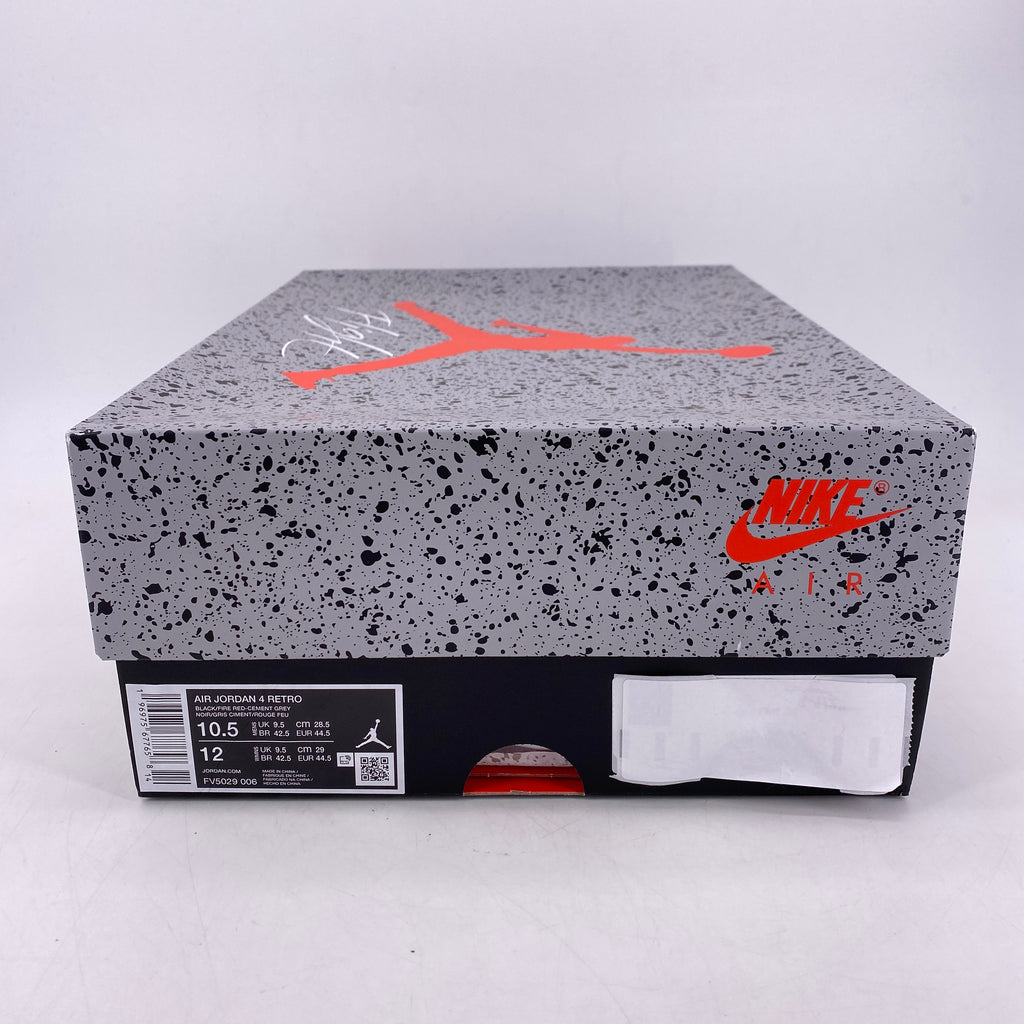 Air Jordan 4 Retro "Bred Reimagined" 2024 New Size 10.5