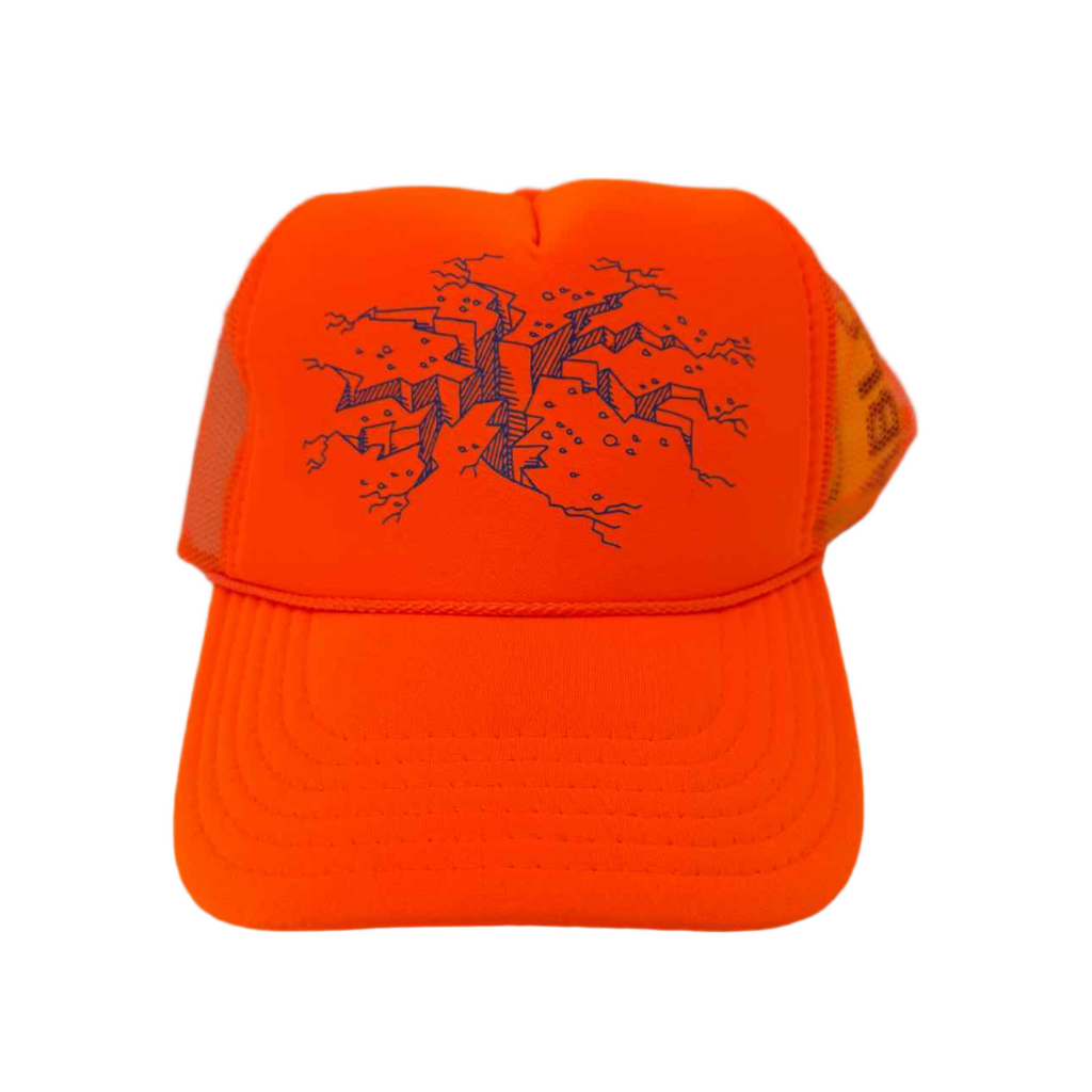 OFF-WHITE Trucker Hat "FIGURES OF SPEECH" New Orange Size OS