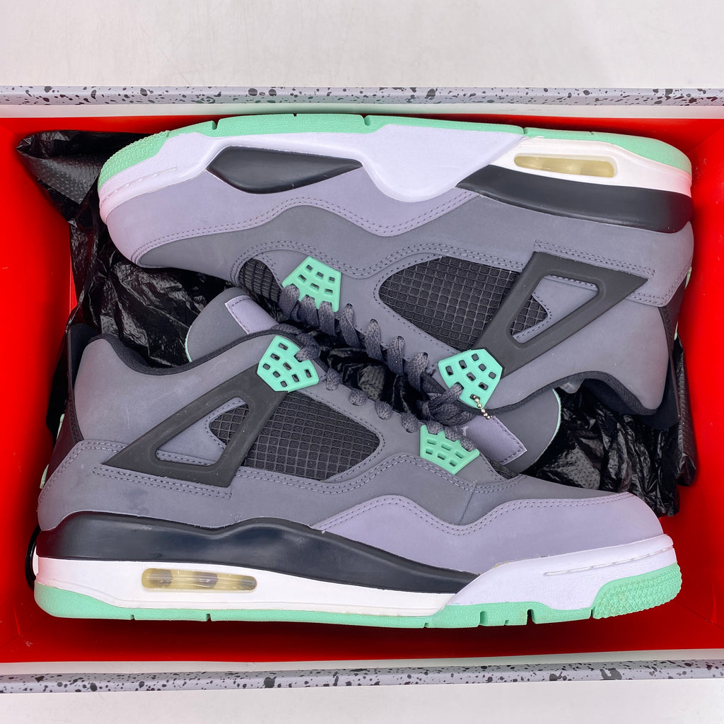 Air Jordan 4 Retro "Green Glow" 2014 New Size 10