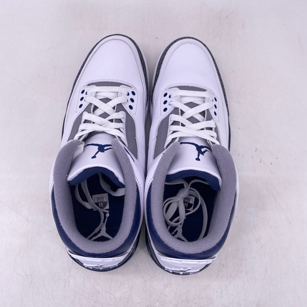 Air Jordan 3 Retro "Midnight Navy" 2023 New Size 11