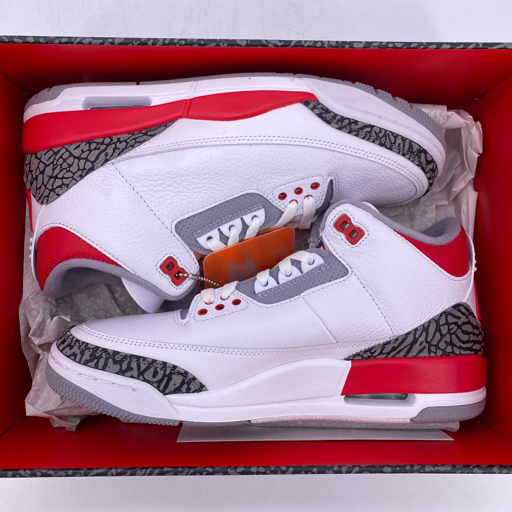 Air Jordan 3 Retro "Fire Red" 2022 New Size 8.5