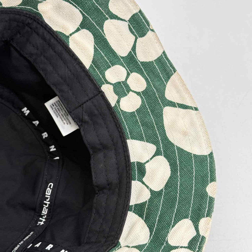 Marni Bucket Hat "CARHARTT" Used Green Size M/L