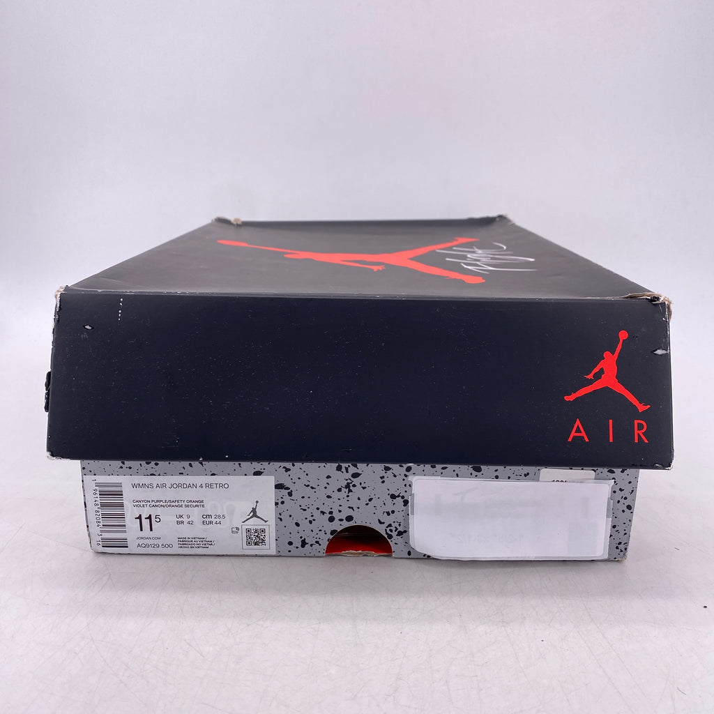 Air Jordan (W) 4 Retro "Canyon Purple" 2022 Used Size 11.5W