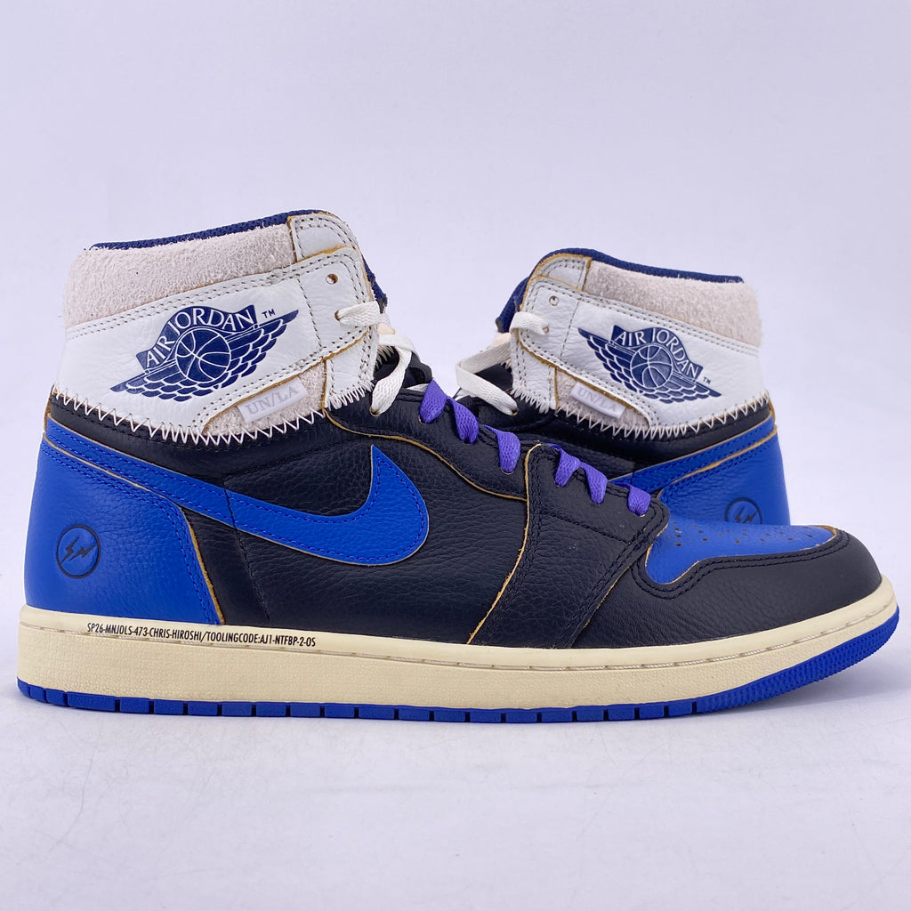 Air Jordan 1 Retro High OG "Union Fragment Sport Royal" 2026 Used Size 11