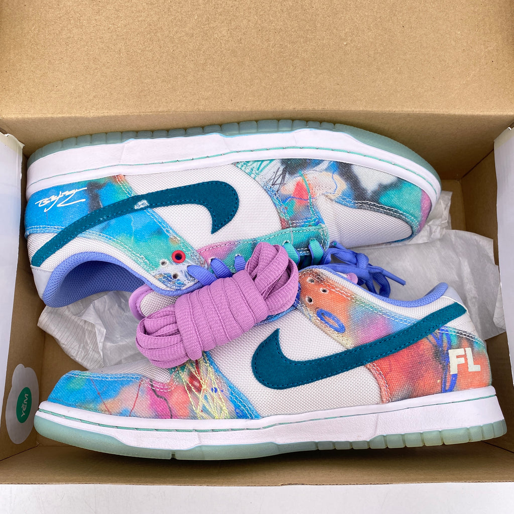 Nike SB Dunk Low "Futura Lab Bleached Aqua" 2024 Used Size 8