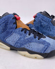 Air Jordan (GS) 6 Retro "Washed Denim" 2019 New Size 6Y