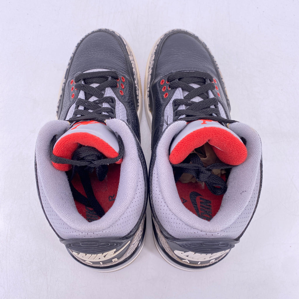 Air Jordan 3 Retro "Black Cement" 2017 Used Size 8.5