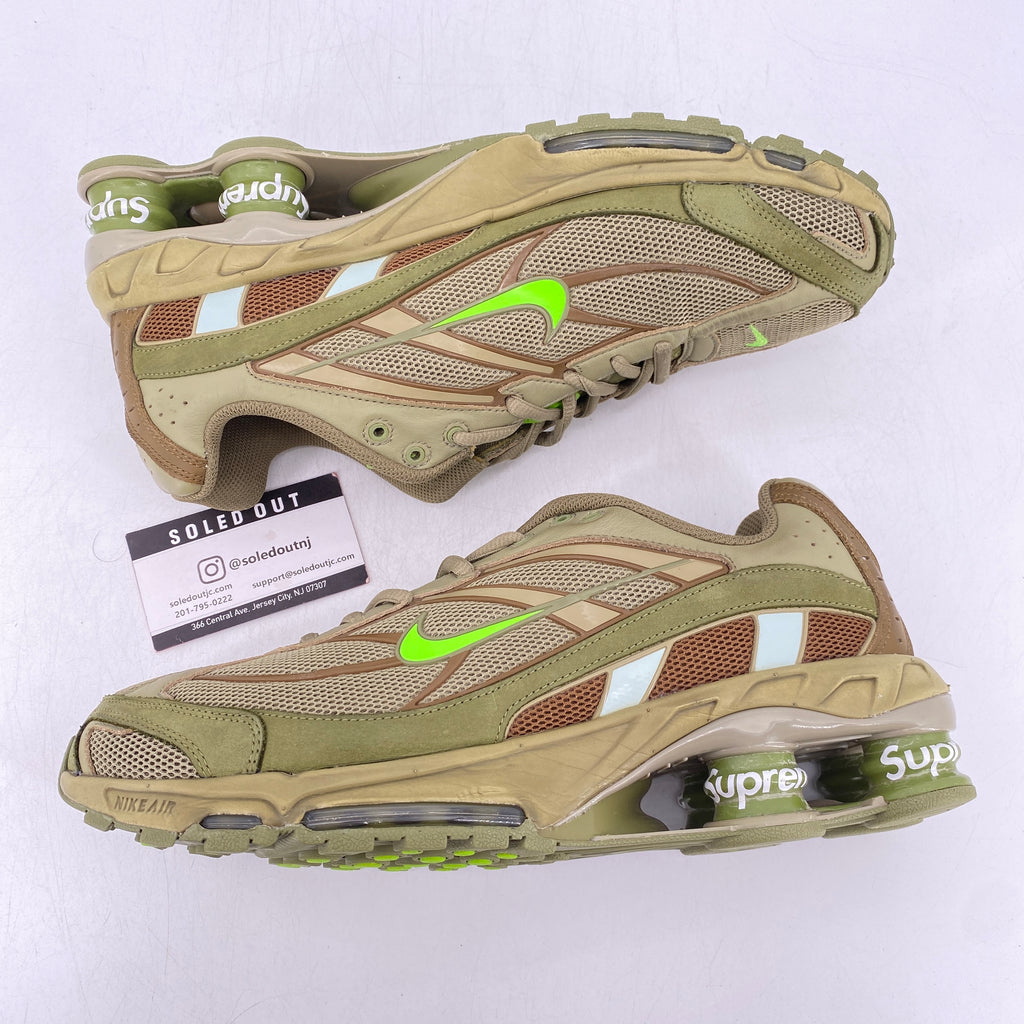 Nike Shox Ride 2 SP "Supreme Olive" 2022 Used Size 10