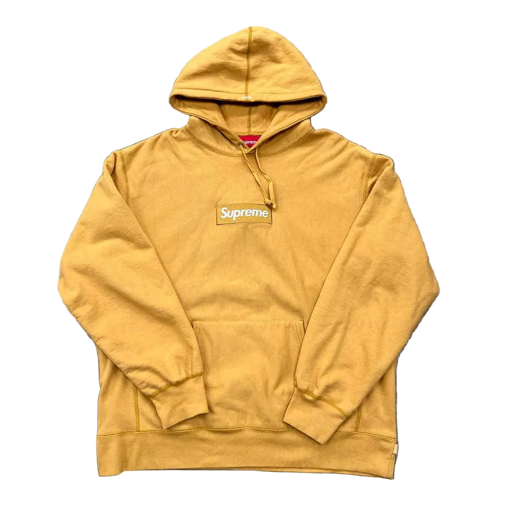 Supreme Hoodie "BOX LOGO" Tan Used Size XL