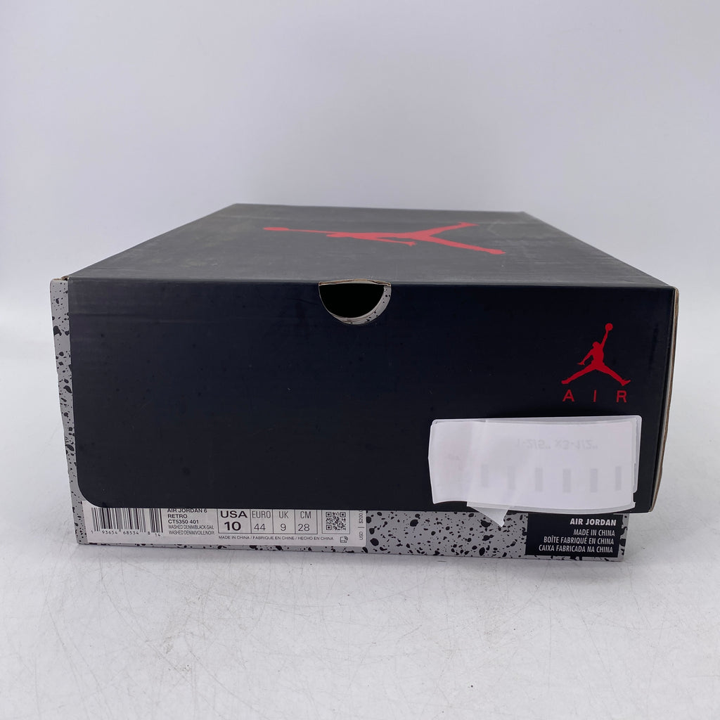 Air Jordan 6 Retro "Washed Denim" 2019 Used Size 10
