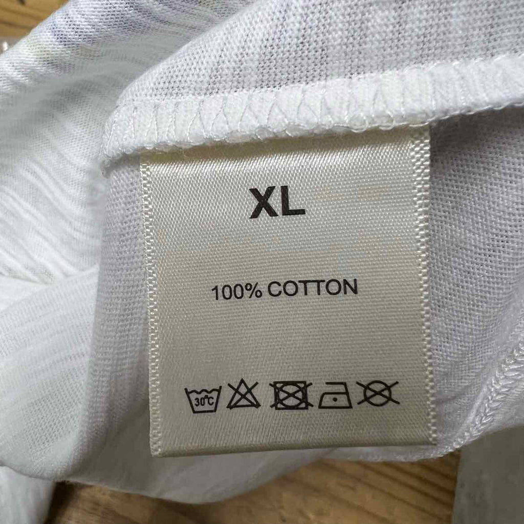 Vale T-Shirt "FUTBAL" White New Size XL