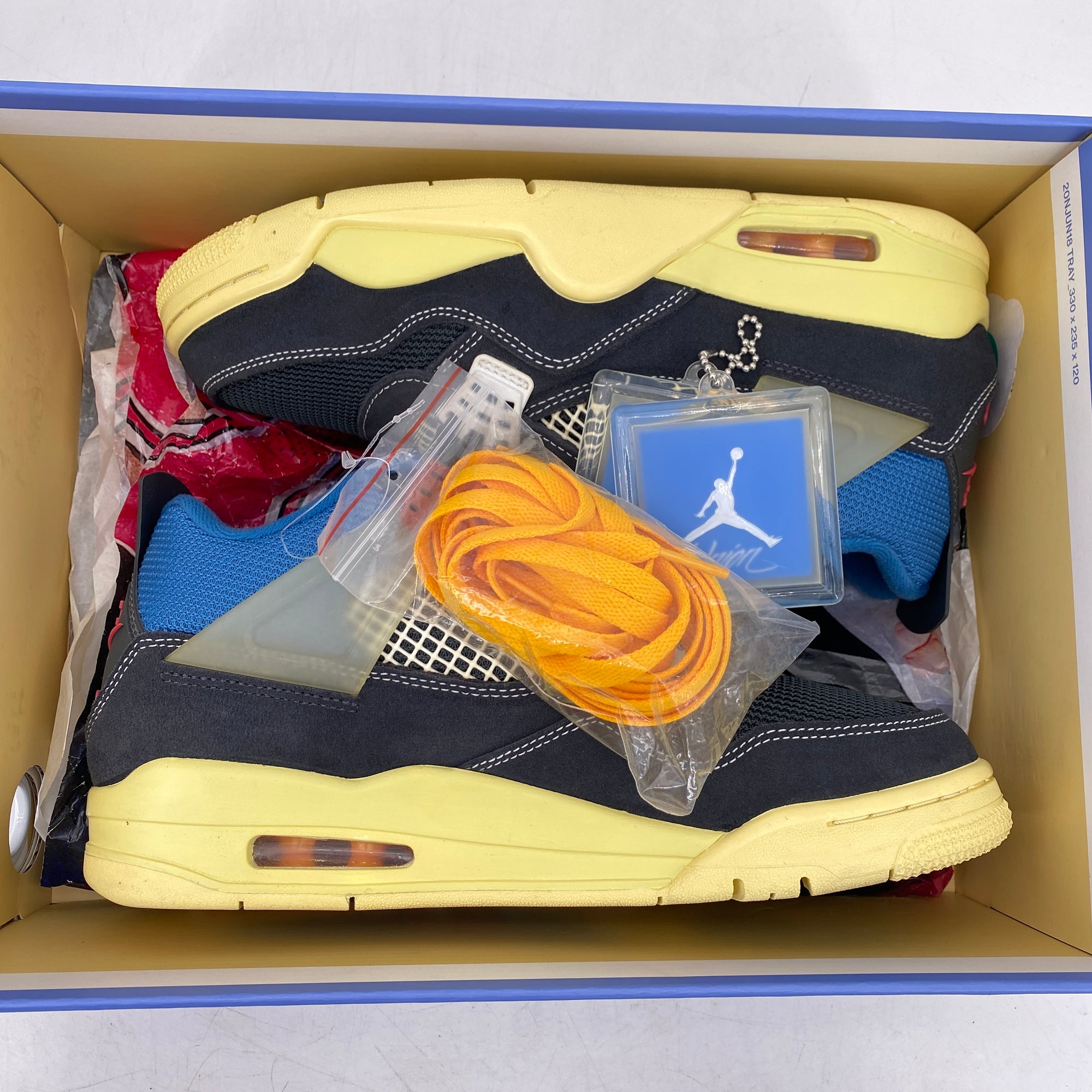 Air Jordan 4 Retro &quot;Union Off Noir&quot; 2020 Used Size 8