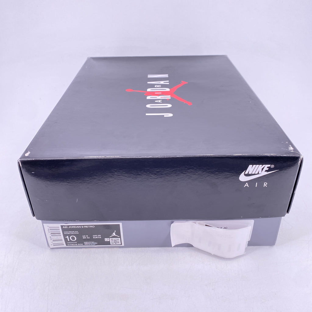 Air Jordan 9 Retro "Chile Red" 2022 New Size 10