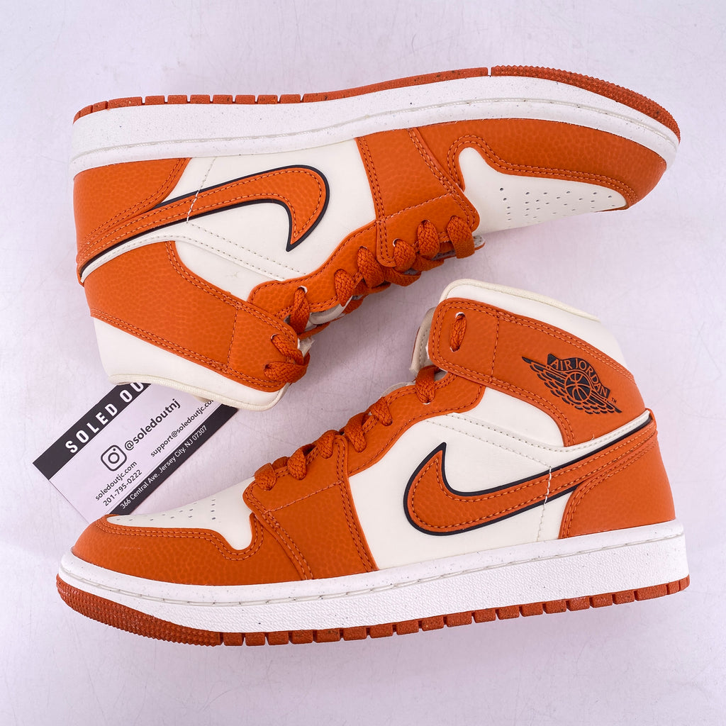 Air Jordan (W) 1 Retro Mid "SPORT SPICE" 2023 New Size 8W