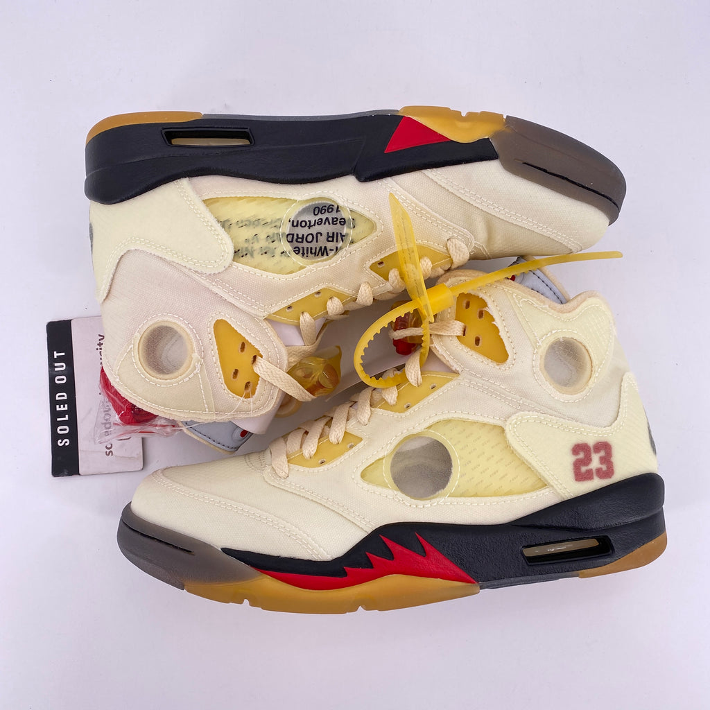 Air Jordan 5 Retro "Ow Sail" 2020 New Size 7