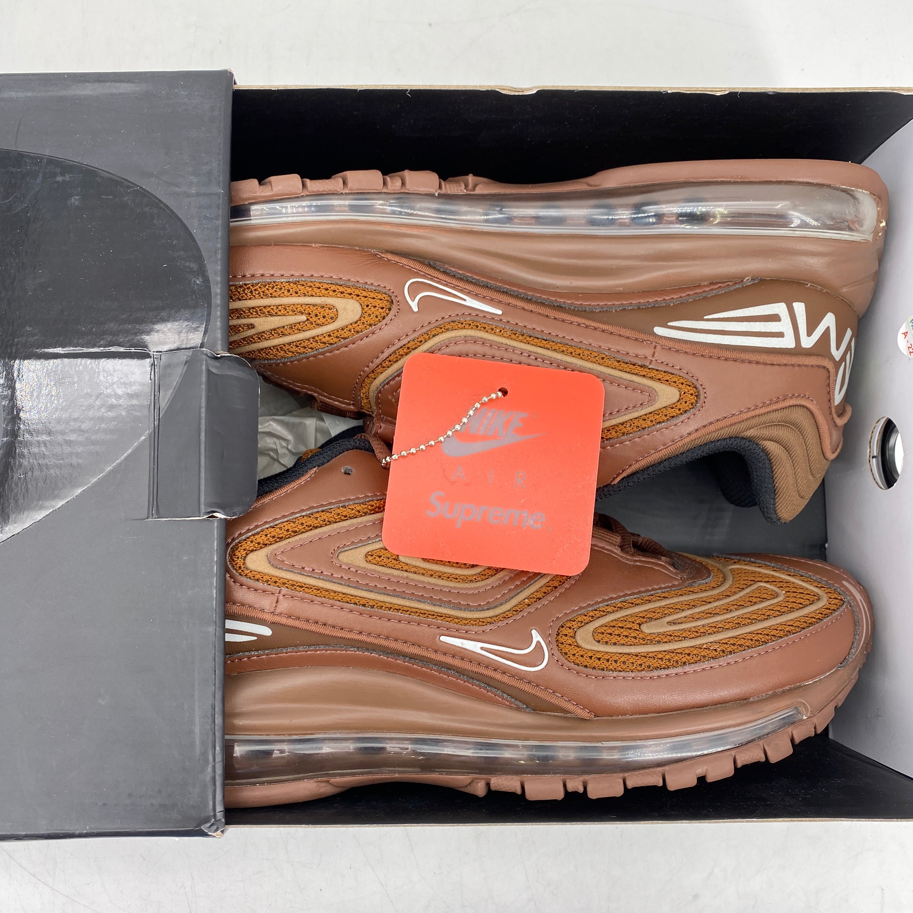 Nike Air Max 98 &quot;Supreme Brown&quot; 2022 Used Size 10.5