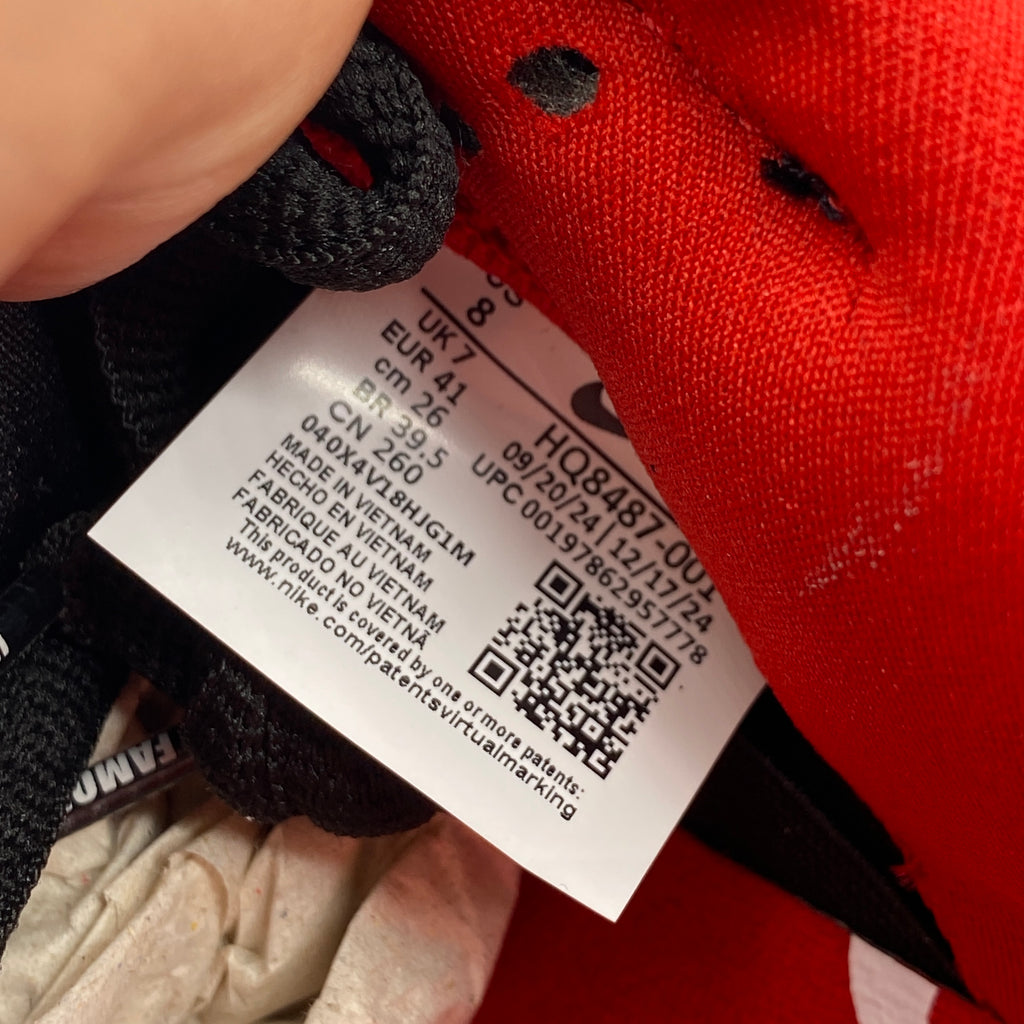 Nike SB Dunk Low "Supreme 94 Black" 2025 New Size 8