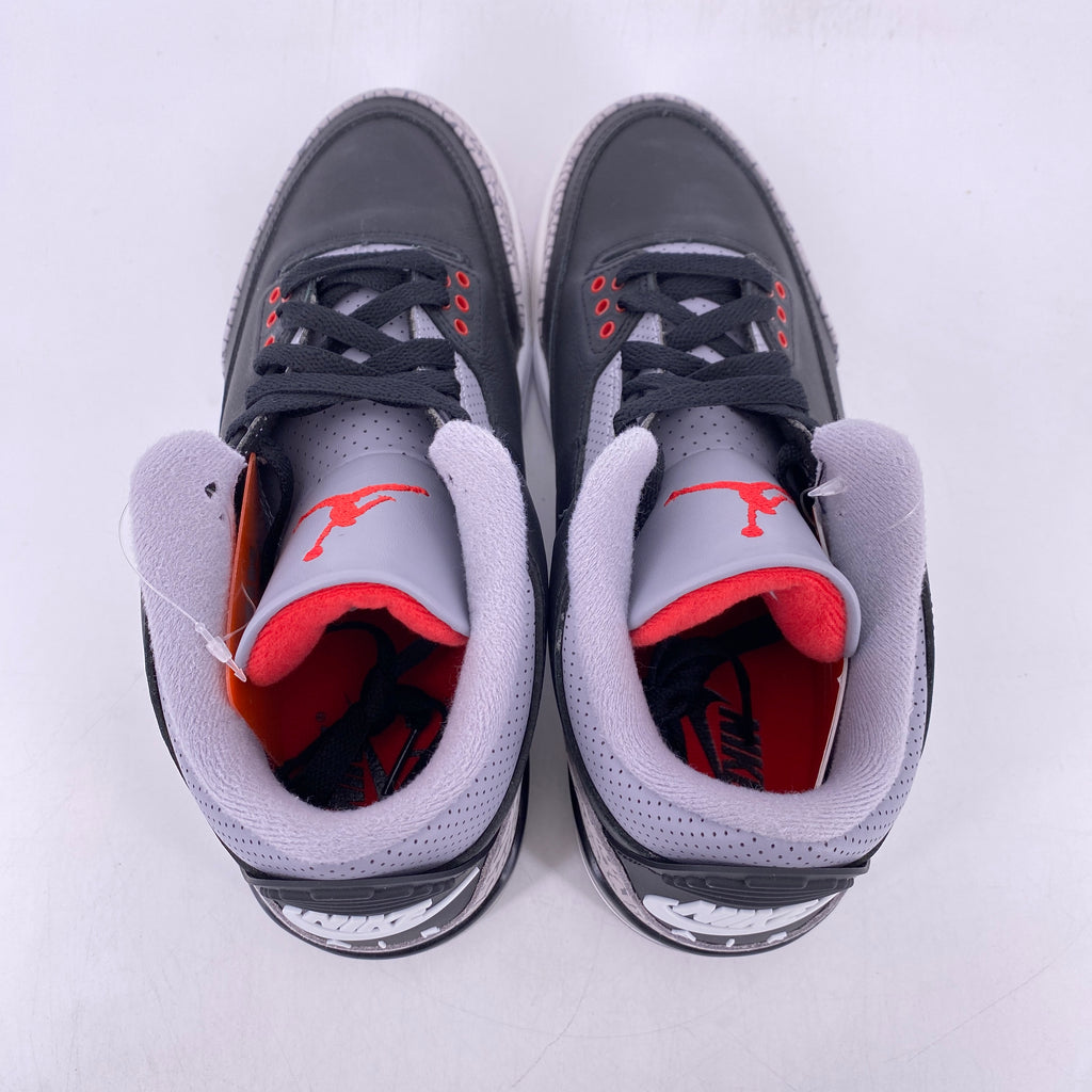 Air Jordan 3 Retro "Black Cement" 2024 New Size 8.5