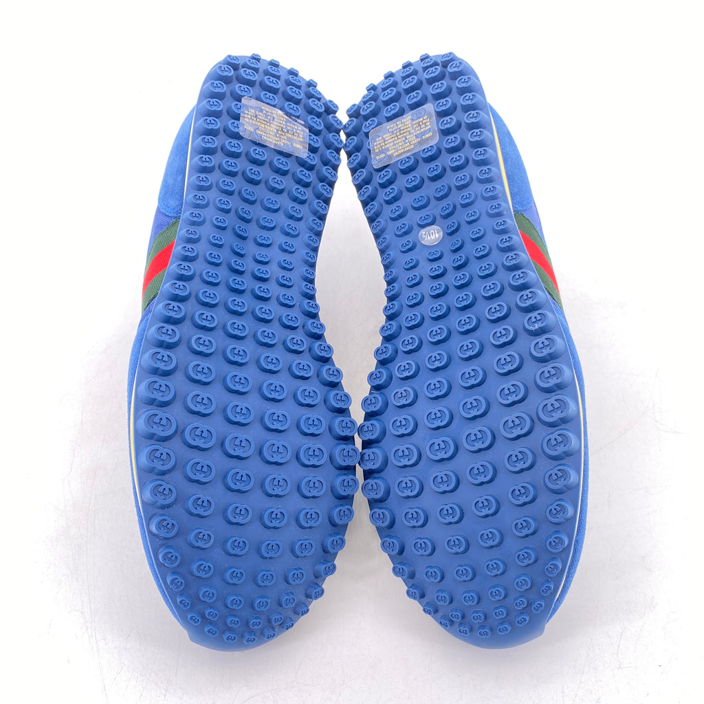 Gucci Low Top "Re-Motion Canvas Blue"  New Size 10.5G