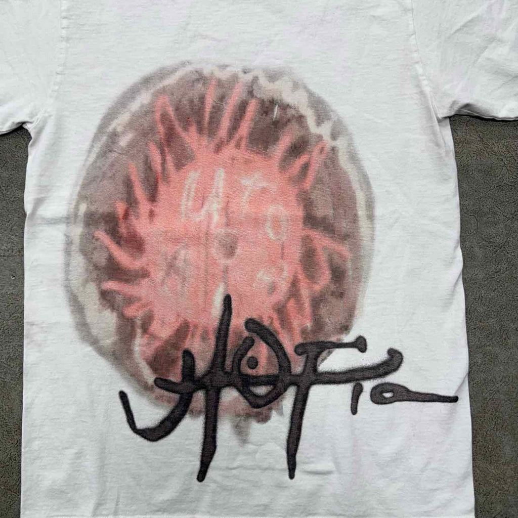 Travis Scott T-Shirt "C3" White Used Size S