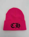 Chrome Hearts Beanie "SCRIPT" New Pink Size OS