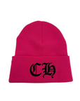 Chrome Hearts Beanie "SCRIPT" New Pink Size OS