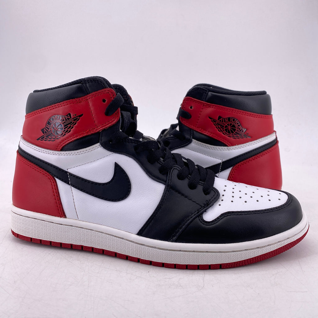 Air Jordan 1 Retro High OG "Black Toe" 2016 Used Size 10