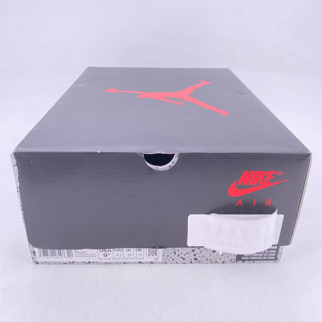Air Jordan 5 Retro "Black Metallic Reimagined" 2025 New Size 9.5